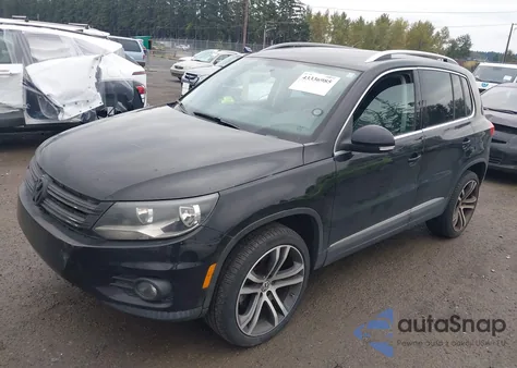 2012 Volkswagen Tiguan Se из США, поврежденный, VIN WVGBV7AX8CW591321